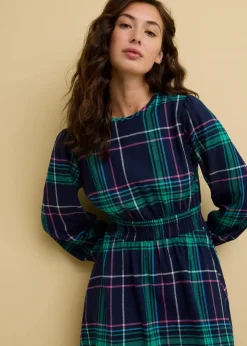 Online Flanellkleid aus reiner Baumwolle Damen Bekleidung·Pullover & Strickjacken|Nachhaltigere Materialien