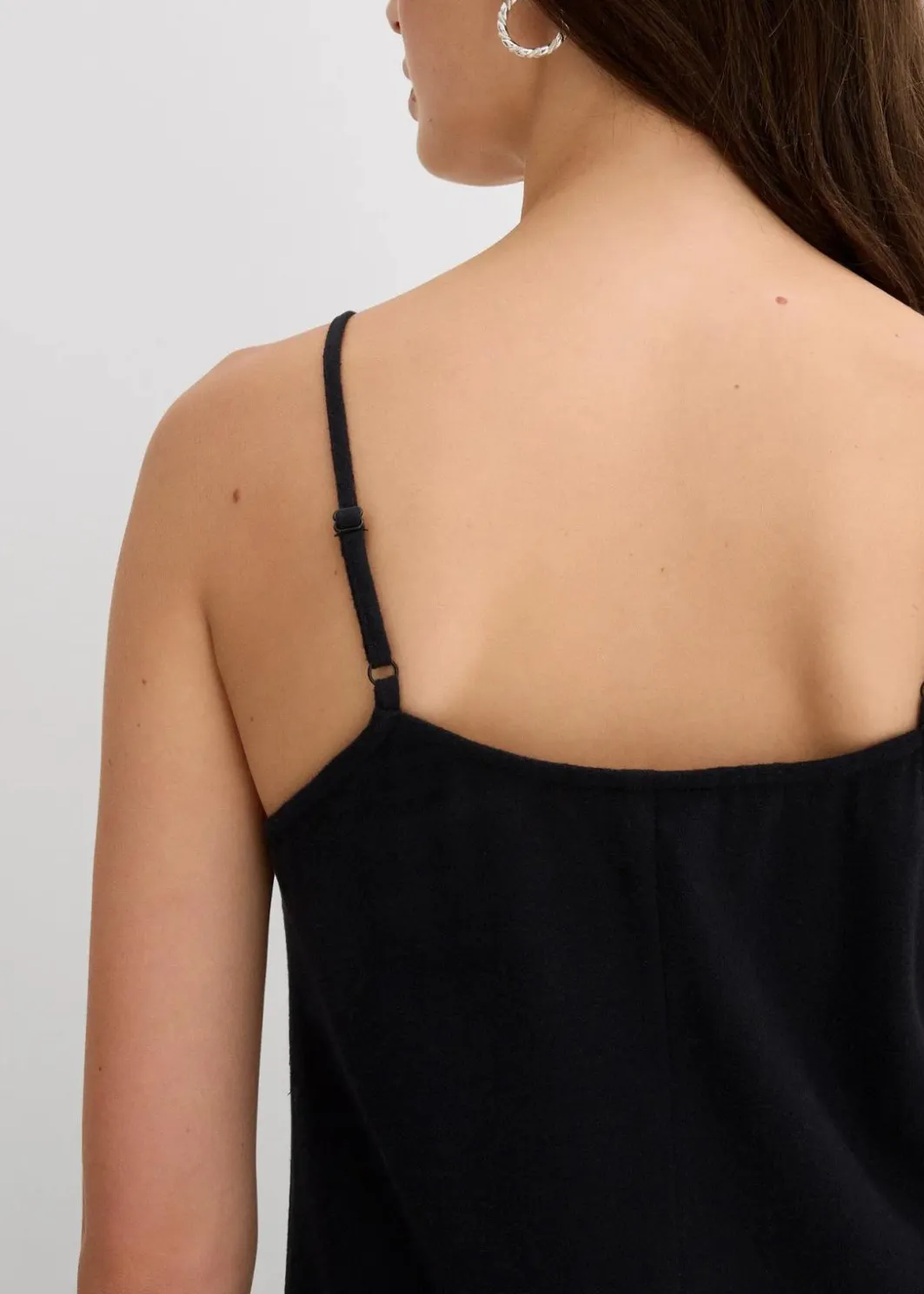 Damen bonprix Kleider|Flanell-Trägerkleid aus reiner Baumwolle