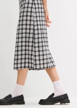 Damen bonprix Kleider|Flanell-Trägerkleid aus reiner Baumwolle