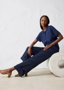Discount Flared Hose mit Wollanteil Damen Bekleidung·Kleider|Hosen