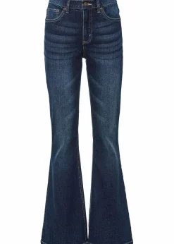 Damen bonprix Jeans|Bekleidung·Shirts & Tops|Flared Jeans High Waist