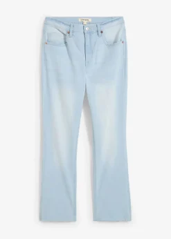 Outlet Flared Jeans High Waist, cropped Damen Jeans|Bekleidung·Shirts & Tops