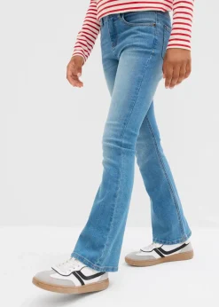 New Flared-Jeans Mid Waist Kinder Mädchen 9-16 Jahre·Jeans