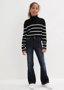 Sale Flared-Jeans Mid Waist Kinder Mädchen 9-16 Jahre·Jeans