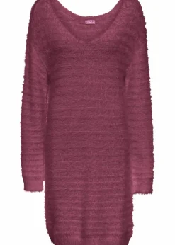 Damen bonprix Bekleidung·Umstandsmode|Strickmode|Flauschiger Long-Pullover