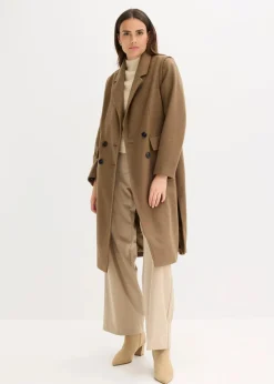Sale Flauschmantel mit abnehmbaren Ärmeln Damen Jacken & Mäntel|Bekleidung·Hosen