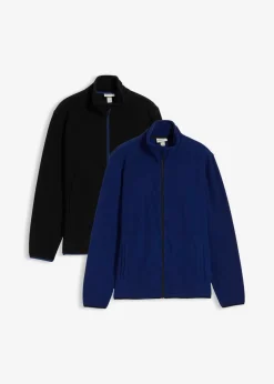Herren bonprix Große Größen|Basics|Fleecejacke (2er Pack)