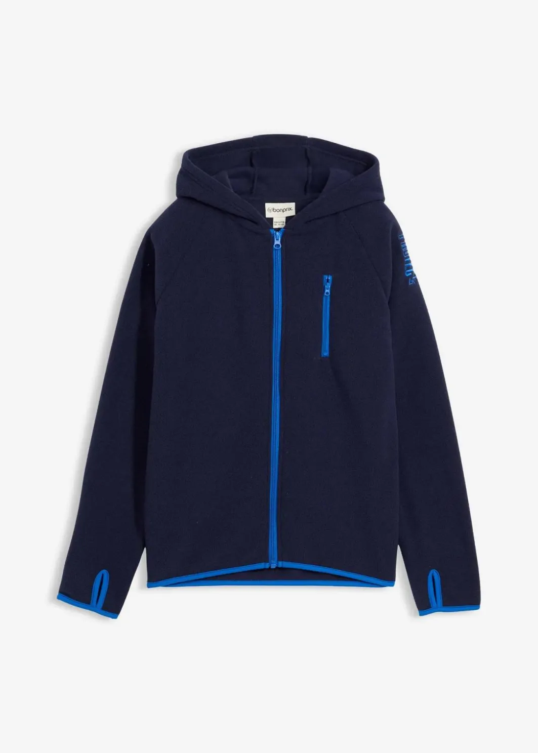 Outlet Fleecejacke mit Kontrastdetails Kinder Jungen 9-16 Jahre·Bademode|Jungen 9-16 Jahre·Jacken & Outdoor