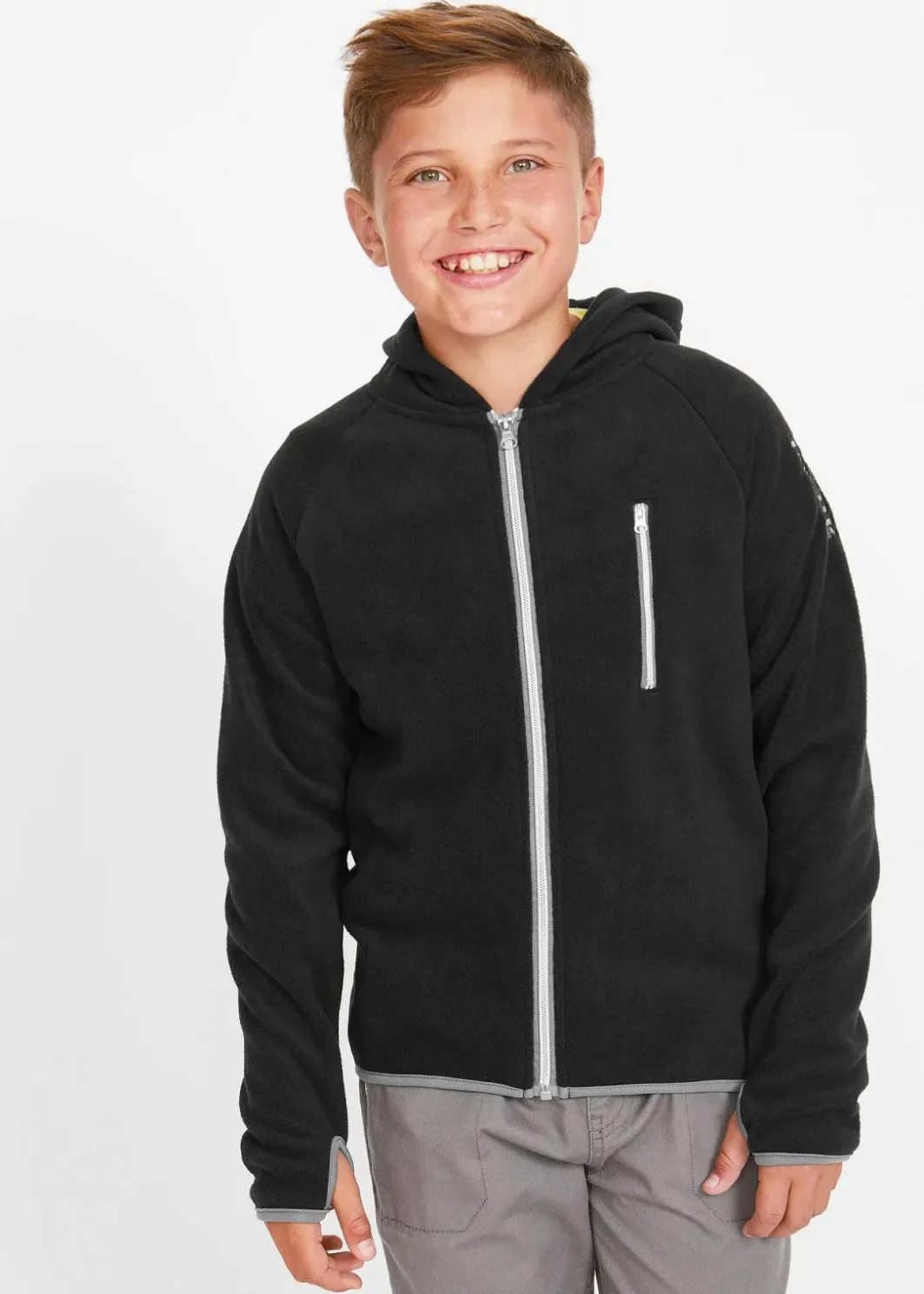 Outlet Fleecejacke mit Kontrastdetails Kinder Jungen 2-8 Jahre·Sweat & Strick|Jungen 2-8 Jahre·Jacken & Outdoor
