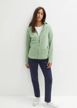 Damen bonprix Jacken & Mäntel|Sweat|Fleecejacke mit Reißverschluss-Taschen