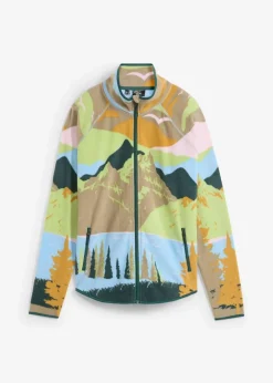 Damen bonprix Bekleidung·Blusen & Tuniken|Bekleidung·Hosen|Fleecejacke mit Reißverschluss-Taschen