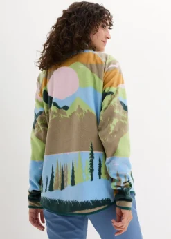 Damen bonprix Bekleidung·Blusen & Tuniken|Bekleidung·Hosen|Fleecejacke mit Reißverschluss-Taschen
