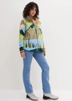 Damen bonprix Bekleidung·Blusen & Tuniken|Bekleidung·Hosen|Fleecejacke mit Reißverschluss-Taschen