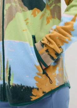 Damen bonprix Bekleidung·Blusen & Tuniken|Bekleidung·Hosen|Fleecejacke mit Reißverschluss-Taschen