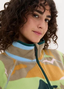 Damen bonprix Bekleidung·Blusen & Tuniken|Bekleidung·Hosen|Fleecejacke mit Reißverschluss-Taschen