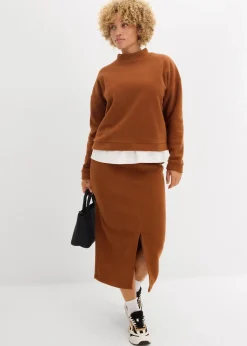 Damen bonprix Bekleidung·Blusen & Tuniken|Zweiteiler & Sets|Fleecepullover