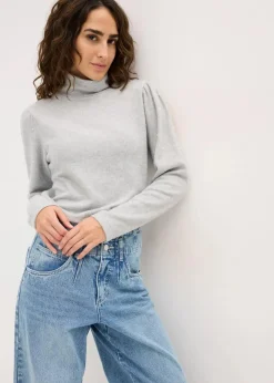 Damen bonprix Shirts & Tops|Fleeceshirt aus fließendem Viskose-Mix