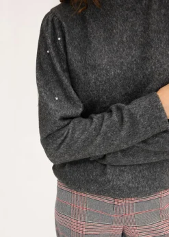 Online Fleeceshirt aus fließendem Viskose-Mix Damen Shirts & Tops