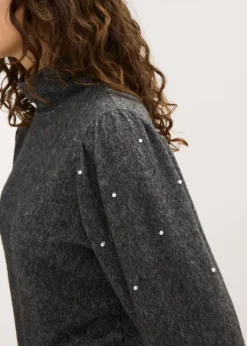 Online Fleeceshirt aus fließendem Viskose-Mix Damen Shirts & Tops