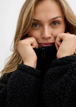 Online Fleeceshirt mit Stehkragen Damen Bekleidung·Blusen & Tuniken|Sweat
