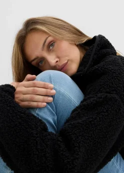 Online Fleeceshirt mit Stehkragen Damen Bekleidung·Blusen & Tuniken|Sweat