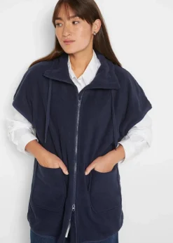 Damen bonprix Sweat|Jacken & Mäntel|Fleece-Weste aus recyceltem Polyester