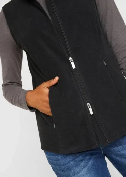 Discount Fleece-Weste mit Taschen Damen Jacken & Mäntel|Sweat