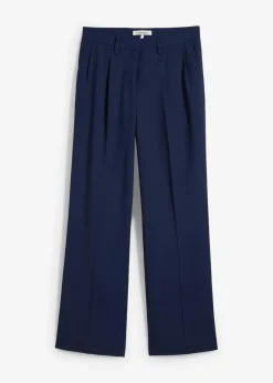 Damen bonprix Bekleidung·Kleider|Zweiteiler & Sets|Fließende Bundfaltenhose