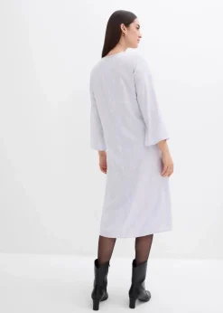 Online Florales Midikleid aus reiner Viskose Damen Bekleidung·Pullover & Strickjacken|Kleider