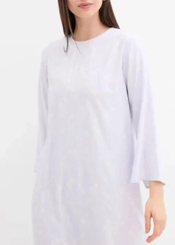 Online Florales Midikleid aus reiner Viskose Damen Bekleidung·Pullover & Strickjacken|Kleider