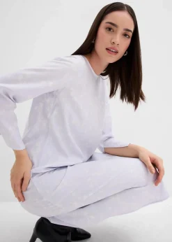 Online Florales Midikleid aus reiner Viskose Damen Bekleidung·Pullover & Strickjacken|Kleider