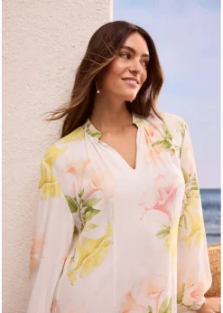 Damen bonprix Bekleidung·Pullover & Strickjacken|Kleider|Fluides Tunika-Kleid