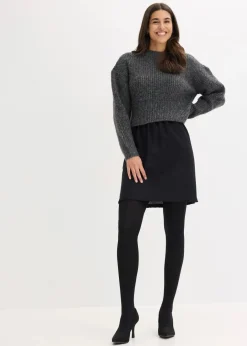 Damen bonprix Wäsche·Socken & Strumpfhosen|Socken & Strumpfhosen|Formende ultra-blickdichte Strumpfhose mit Belly-Control und Komfortbündchen, 80 DEN