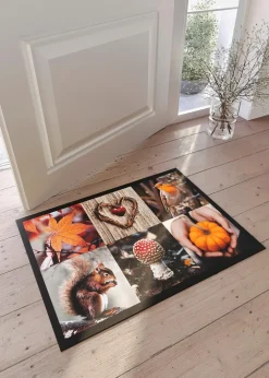 bonprix Fußmatten|Fußmatten|Fußmatte mit herbstlichen Motiven