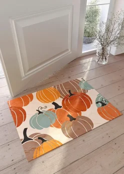 bonprix Fußmatten|Fußmatten|Fußmatte mit Kürbis- Design