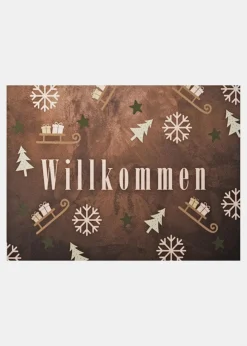 Outlet Fußmatte mit weihnachtlichem Motiv Fußmatten|Fußmatten
