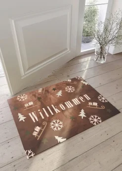 Outlet Fußmatte mit weihnachtlichem Motiv Fußmatten|Fußmatten