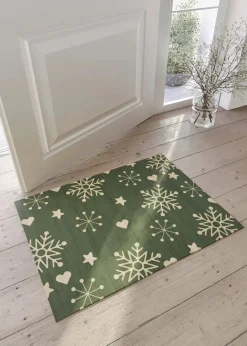 bonprix Fußmatten|Fußmatten|Fußmatte mit winterlichem Motiv