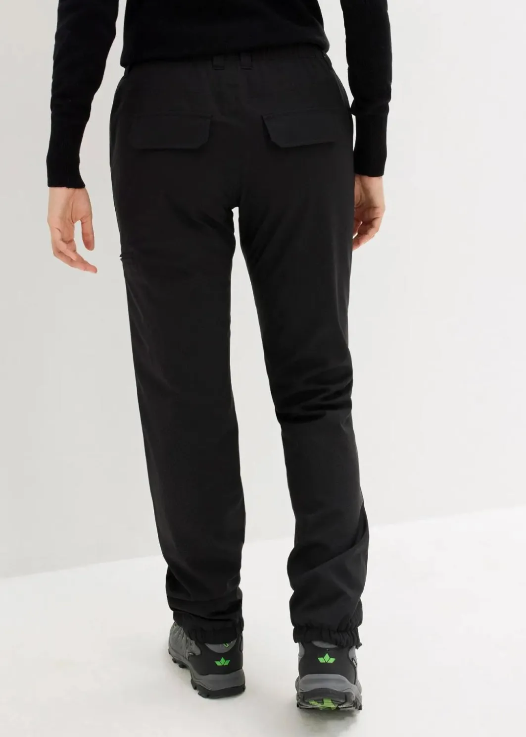 Damen bonprix Nachhaltigere Materialien|Funktionhose mit Fleecefutter und Taschen, wasserdicht
