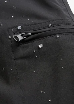 Damen bonprix Nachhaltigere Materialien|Funktionhose mit Fleecefutter und Taschen, wasserdicht