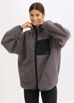 Online Funktions-Fleece Sportjacke, oversized Damen Bekleidung·Sweat|Bekleidung·Hosen