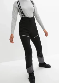 Damen bonprix Nachhaltigere Materialien|Funktionshose aus Softshell mit Stretch, wasserabweisend
