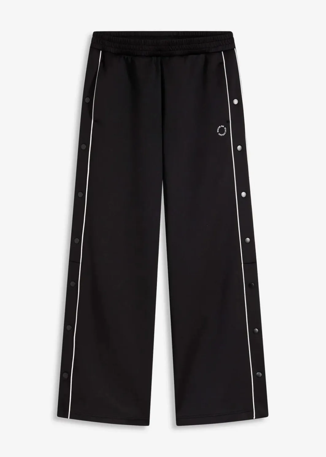 Damen bonprix Bekleidung·Sweat|Bekleidung·Kleider|Funktions-Jogginghose mit Knöpfen, schnelltrocknend