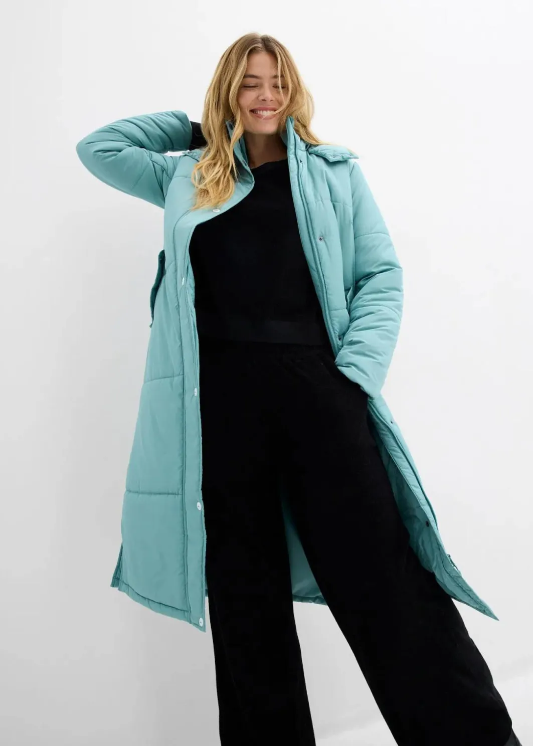 Clearance Funktions-Steppmantel mit isolierender Wärmetechnologie Damen Bekleidung·Hosen|Nachhaltigere Materialien