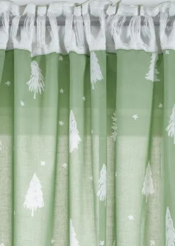 bonprix Gardinen|Weihnachtsdeko & -Textilien·Gardinen|Gardine aus Bio Baumwolle (1er Pack)