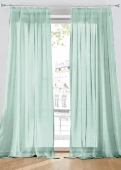 Clearance Gardine aus feiner Batist Struktur (1er Pack) Gardinen