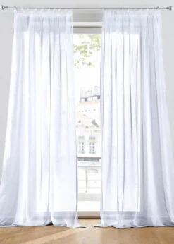 bpc living bonprix collection Gardinen|Gardine aus feiner Batist Struktur (1er Pack)