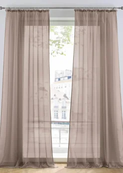 Clearance Gardine aus leichtem Voile (1er Pack) Gardinen