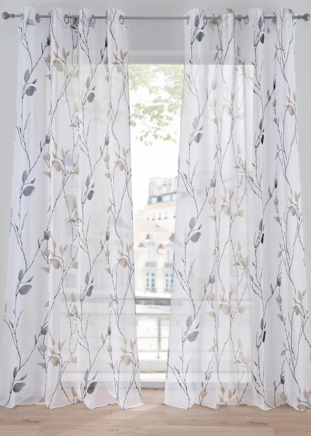 bonprix Gardinen|Gardine aus leichtem Voile (1er Pack)