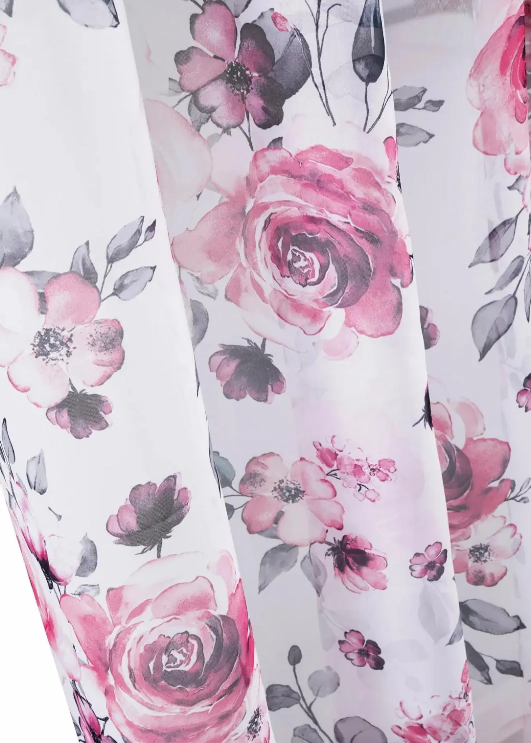 Sale Gardine mit Blumenmuster mit recyceltem Polyester (1er Pack) Gardinen